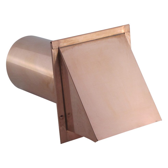 Side front view of FAMCO copper wall vent.