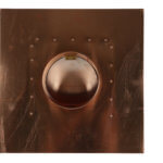 FAMCO Bath Fan / Kitchen Exhaust - Roof Vent with Extension - Copper (Bottom View)