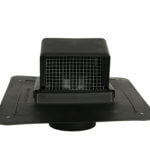FAMCO Plastic Bath Fan / Kitchen Exhaust - Roof Vent with Stem (Front View)