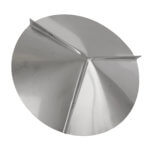 Top view of FAMCO Stainless Steel Cone Top Chimney Cap.