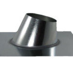 FAMCO B-Vent Pipe Flashing - Adjustable 0-6/12 Pitch (Side) - Galvanized Steel