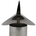 Stainless steel directional vent cap with bird-proof design
