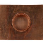 Bottom view of FAMCO J Vent in copper.