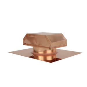 Side view of FAMCO J Vent in copper.