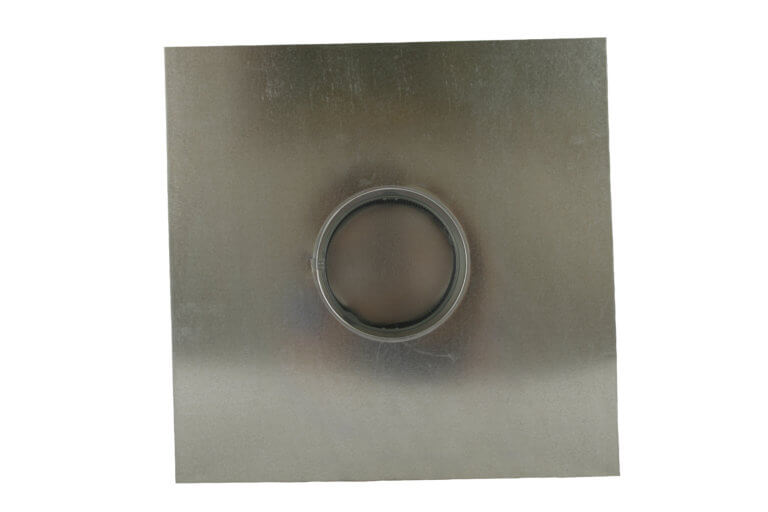 FAMCO J Vent with Shake Base (Bottom) - Galvanized Steel