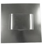 FAMCO J Vent with Shake Base (Top) - Galvanized Steel