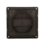 Bottom view of FAMCO plastic wall vent with movable louvers.