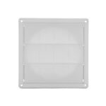 Plastic Wall Vent with Movable Louvers
