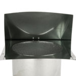 FAMCO Wall Vent - Reversible Backdraft Damper - Galvanized Steel (Front View)