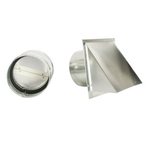 Side-by-side comparison of FAMCO backdraft damper and wall vent.