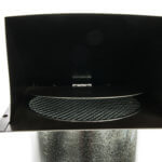FAMCO Hooded Wall Vent with Screen and Damper – Painted Steel (Front View)