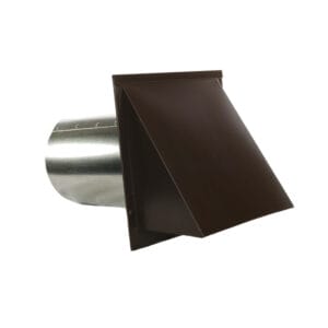 Hooded Wall Vent with Screen (No Damper) &ndash; Painted