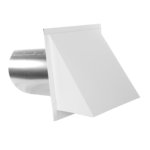 FAMCO Hooded Wall Vent with Screen - Painted