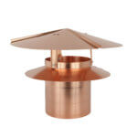 The FAMCO UCCU universal chimney cap, copper