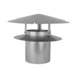 A FAMCO UCSS universal chimney cap, steel