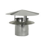 The FAMCO UC universal chimney cap 28 gauge galvanized steel