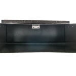 Bottom perspective of painted 3-1/4 in. x 10 in. rectangular wall vent.