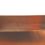 FAMCO Rectangular Wall Vent 3-1/4 in. x 10 in. - Copper (Front View)