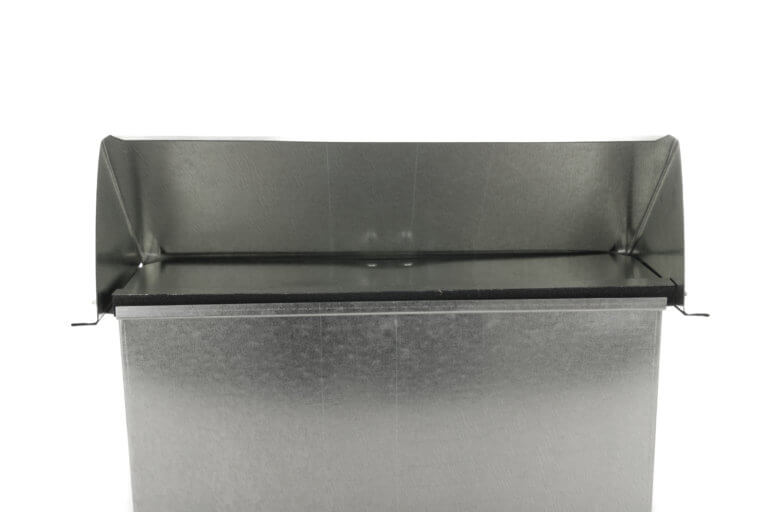 FAMCO Rectangular Wall Vent 3-1/4 in. X 10 in. - Galvanized Steel (Front View)