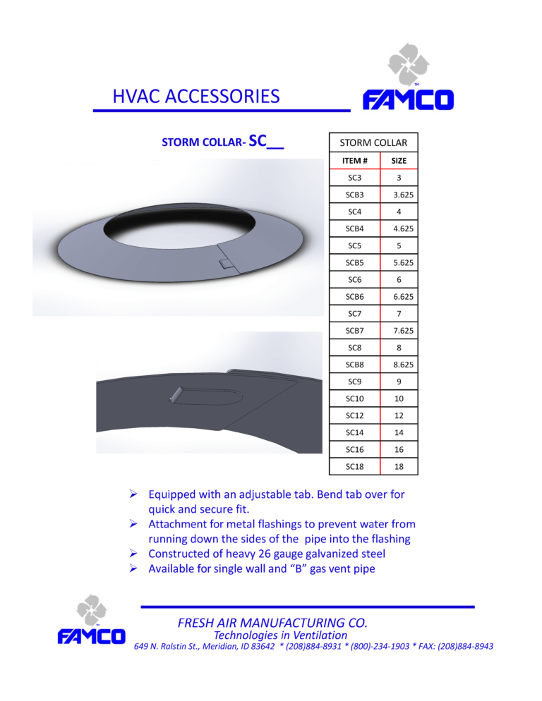 Storm Collar - B Vent-1611