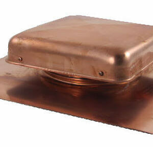 FAMCO Roof Vent - 38 sq. in. Net Free Area - Copper (Top-Side View)