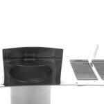 Top of Plumbers Vent featuring an open grill and circular vent.