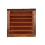 FAMCO Copper Gable Vent, forward facing view