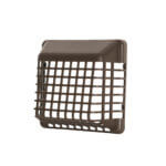 FAMCO Plastic Wall Vent Guard for 4" FAMCO Wall Vents with movable louvers.