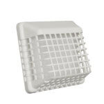 FAMCO Plastic Wall Vent Guard (for use with LH 4" Wall Vents w/ Movable Louvers) (Front View)