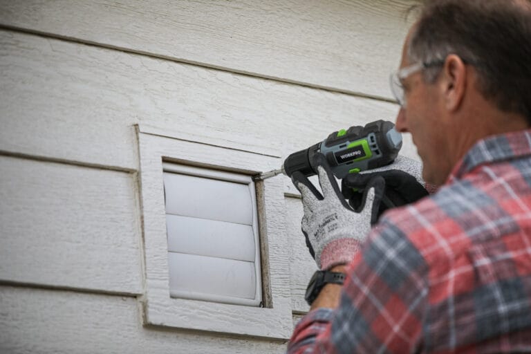 Plastic Wall Vent Install