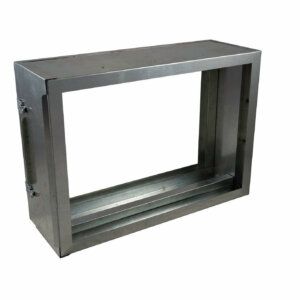 FAMCO Filter Rack Base in galvanized steel.