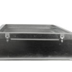 FAMCO Furnace Filter Rack Base - Galvanized Steel (Closed Front View)