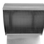 FAMCO Goose Neck Exhaust Roof Vent - Galvanized Steel (Front View)