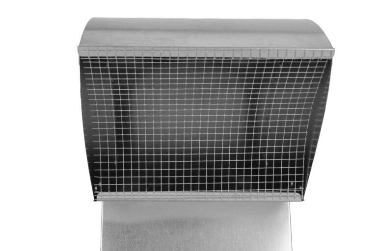 FAMCO Goose Neck Exhaust Roof Vent - Galvanized Steel (Front View)