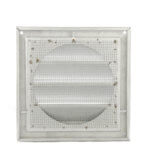 Bottom view of FAMCO louvered wall vent.