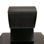 FAMCO Goose Neck Exhaust Roof Vent - Painted Galvanized Steel (Front View)