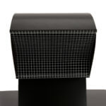 FAMCO Goose Neck Exhaust Roof Vent with Extension – Painted Steel (Front View)