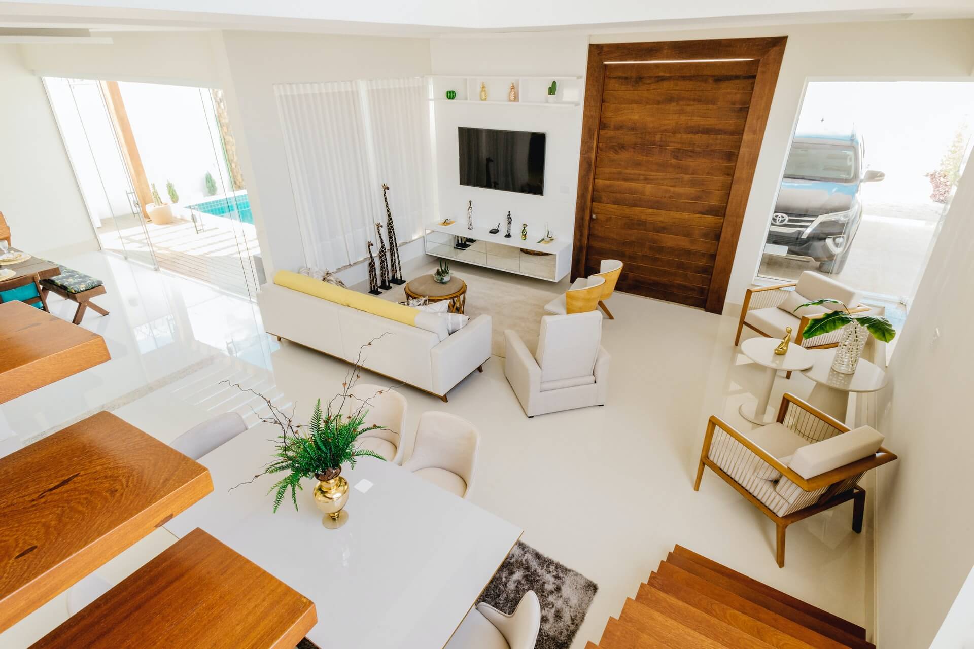 American living room home