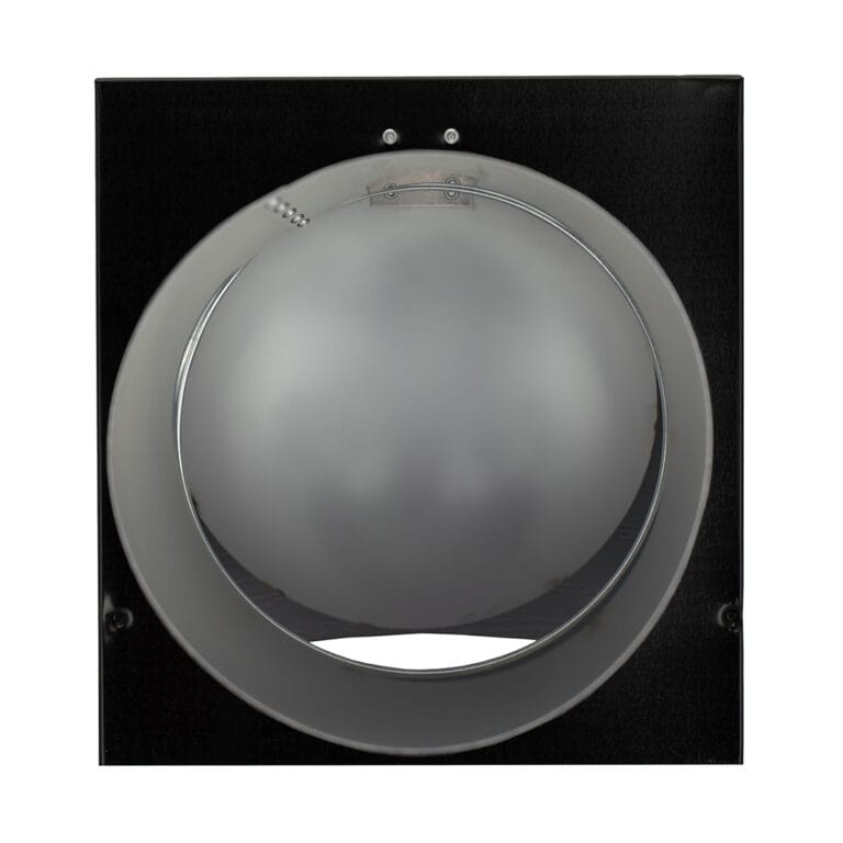 FAMCO Horizontal textured wall vent, painted black