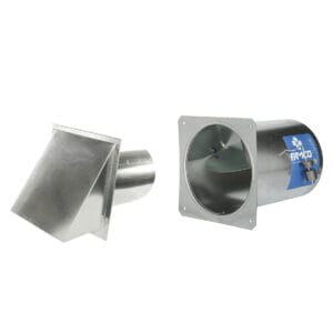 Make-Up Air Kit w/ 6" Pressure Relief Damper and Vent Hood